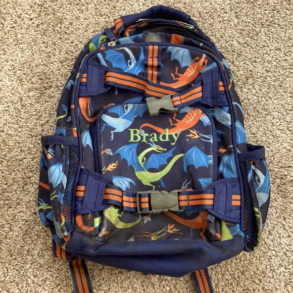 Pottery Barn Kids Accessories Pottery Barn Dinosaur Brady Backpack